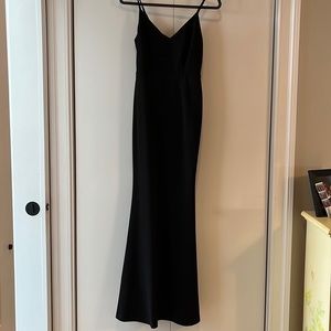 Black formal dress